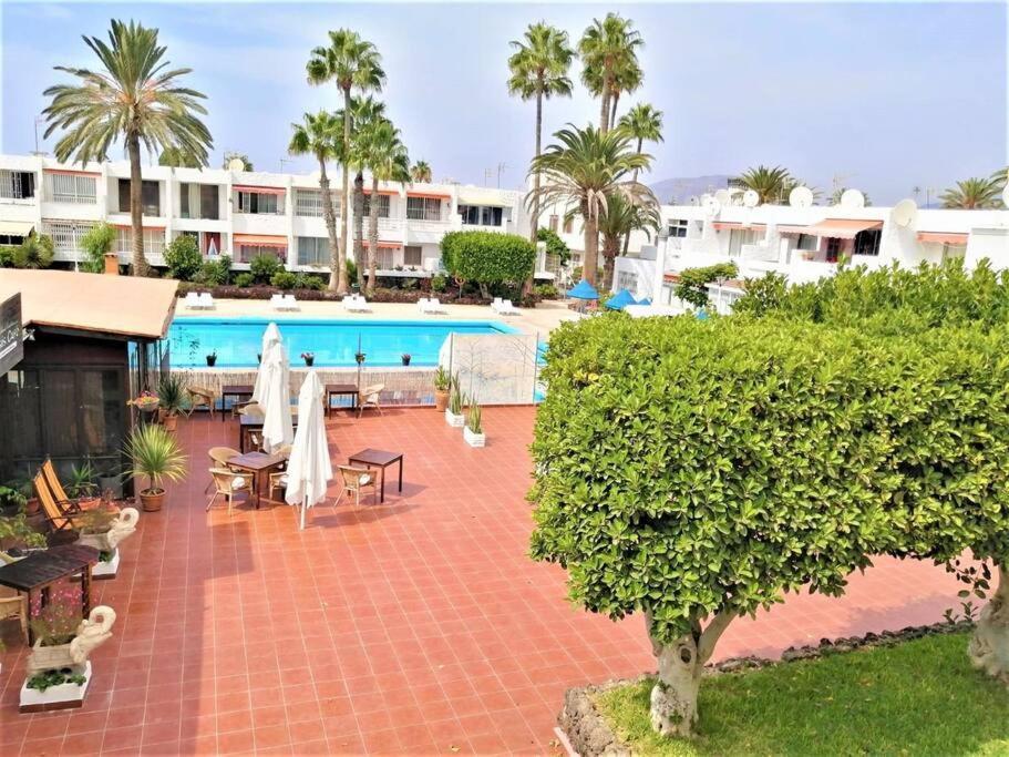 Cozy One Bedroom Apartment With Spacious Terrace. Pool And Garden View Costa Del Silencio Exterior photo